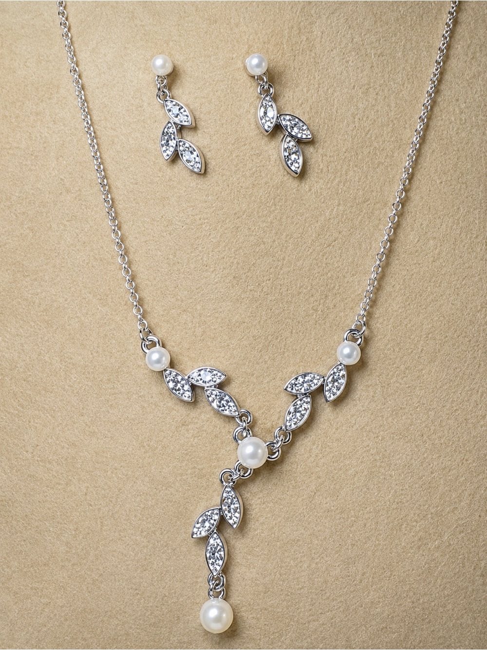 Prom/Bridal pearl and rhinestone set SAO Nordstrom’s